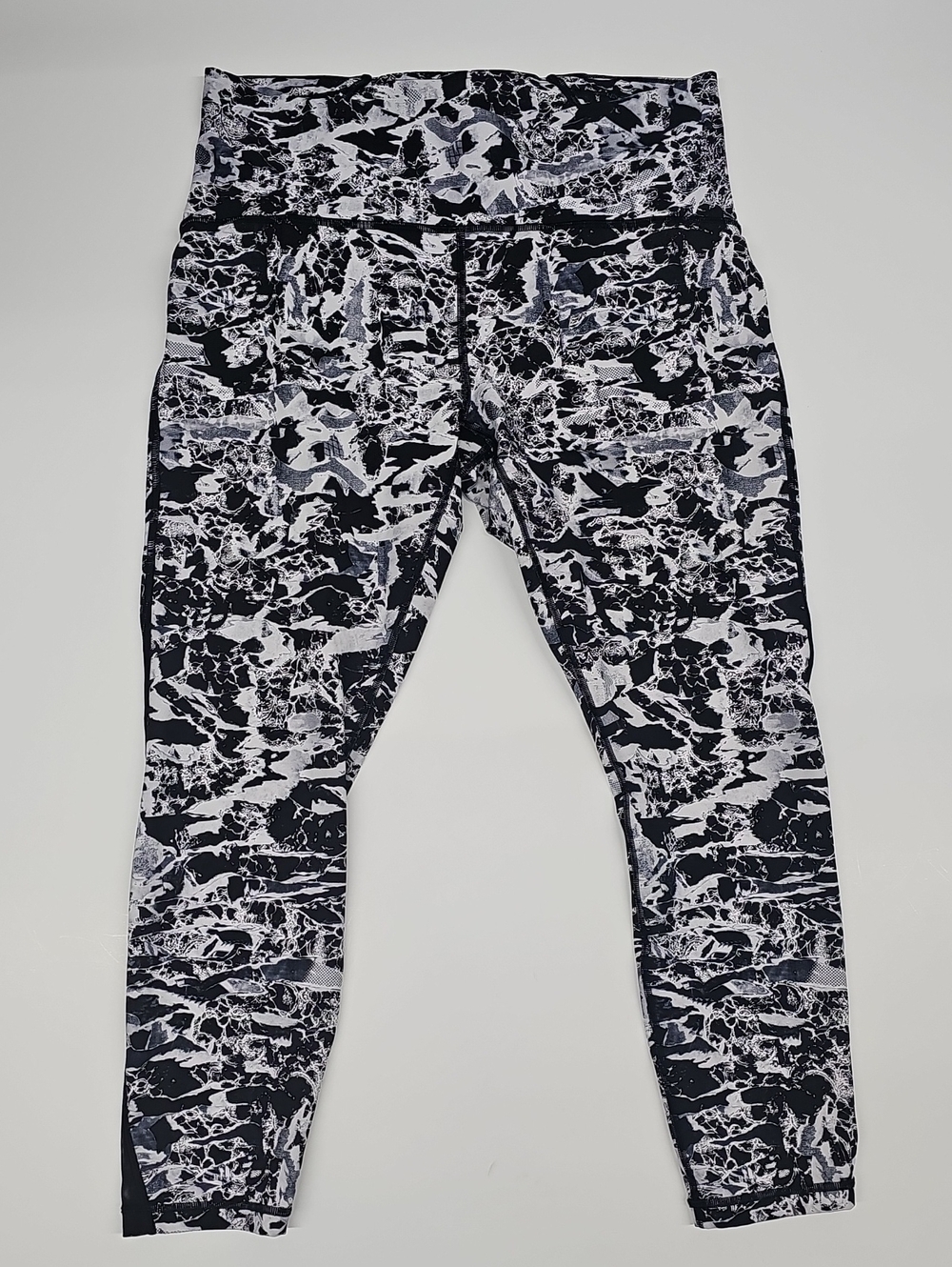lululemon athletica Black & White Abstract-Print Leggings